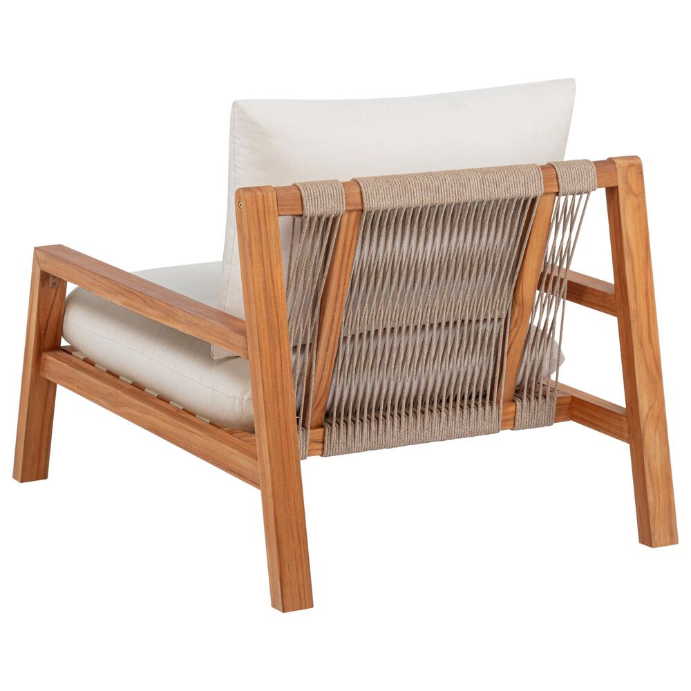 Linon Home Decor Cassius Patio Slanted Back Chair in Off White, , large