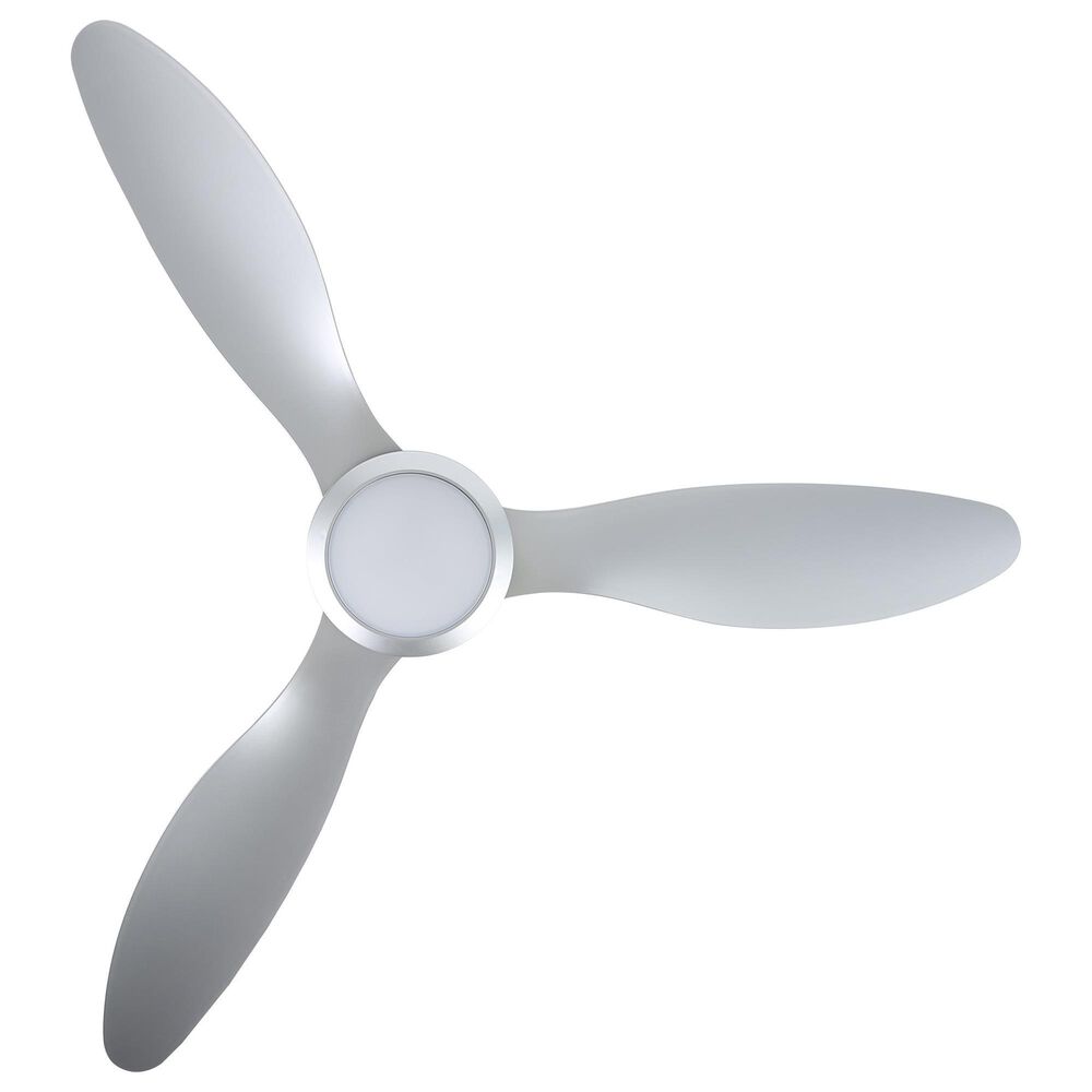 HOMLUX 52" Indoor Ceiling Fan with LED Light in Silver, , large