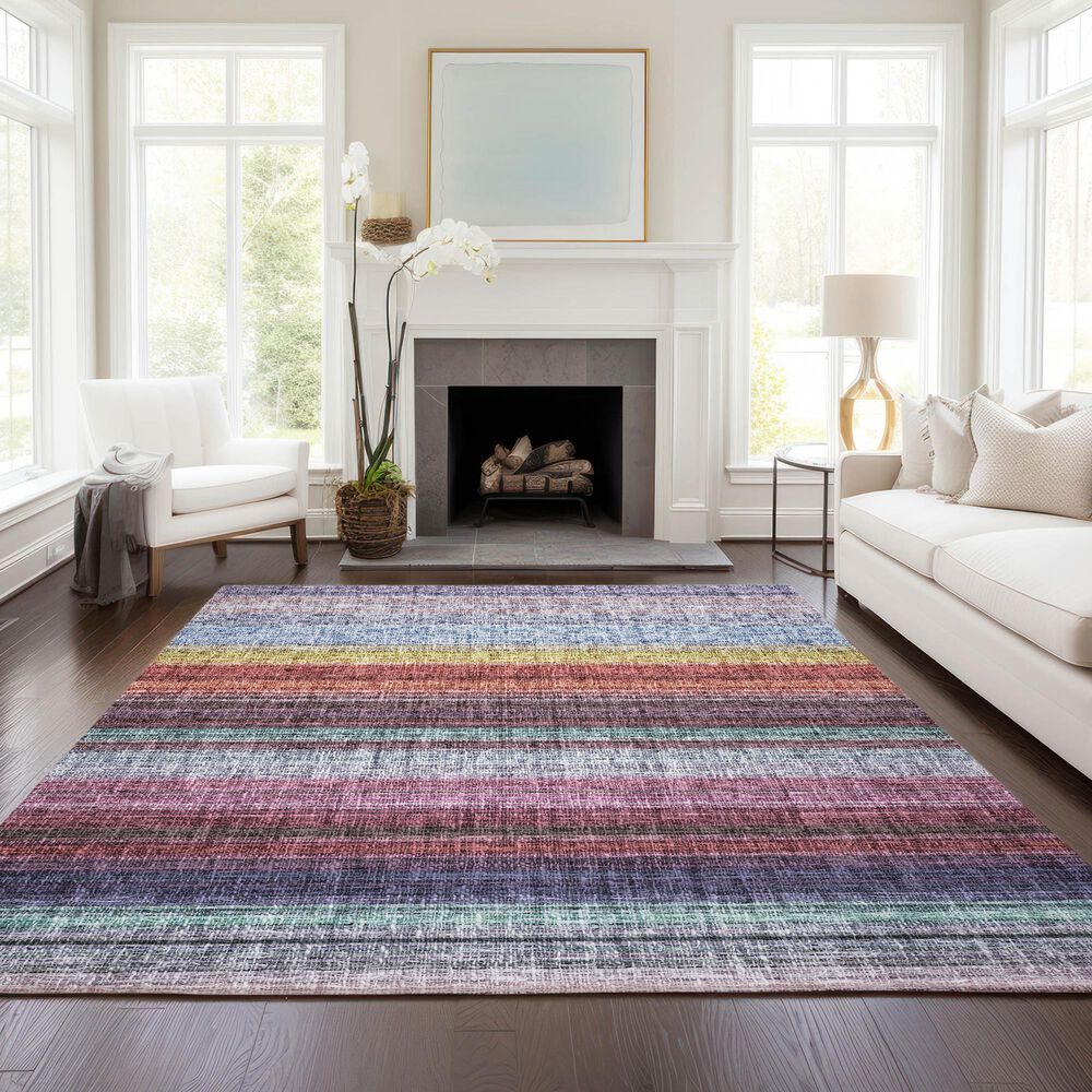 Dalyn Rug Company Portico PO2 Lavender 5&#39; x 7&#39;6&quot; Area Rug, , large