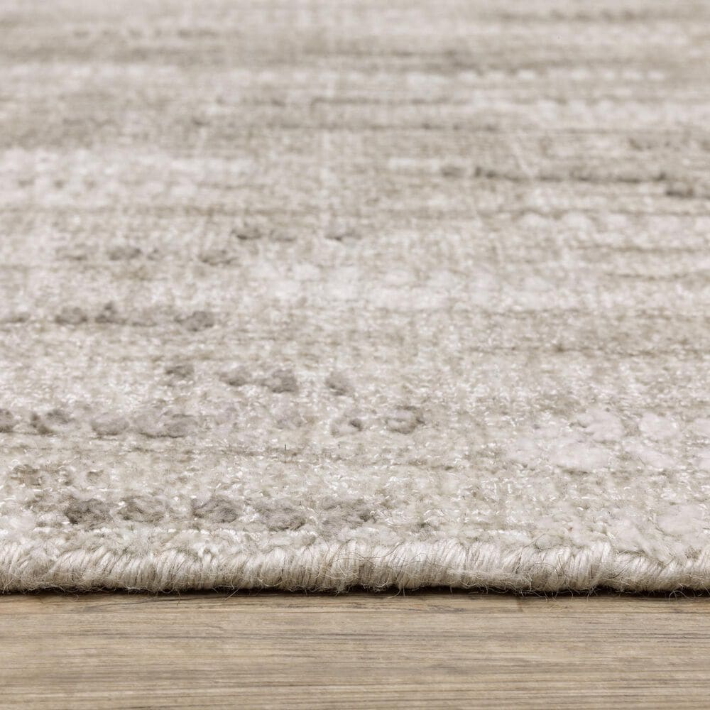 Oriental Weavers Clarke CLA08 Beige and Brown 6&#39; x 9&#39;Area Rug, , large