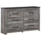 Ashley Bronyan 5-Piece Queen Bedroom Set in Dark Gray, , large