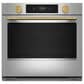 KitchenAid Handle and Knob Accessory Kit for 30" Single Wall Oven and Microwave Combo Oven in Brass, , large