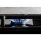 GE Profile 30" Built-In Gas Downdraft Cooktop in Black and Stainless Steel, , large