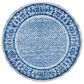 Safavieh Adirondack ADR110D-4R 4" x 4"  Silver/Blue Round Rug, , large