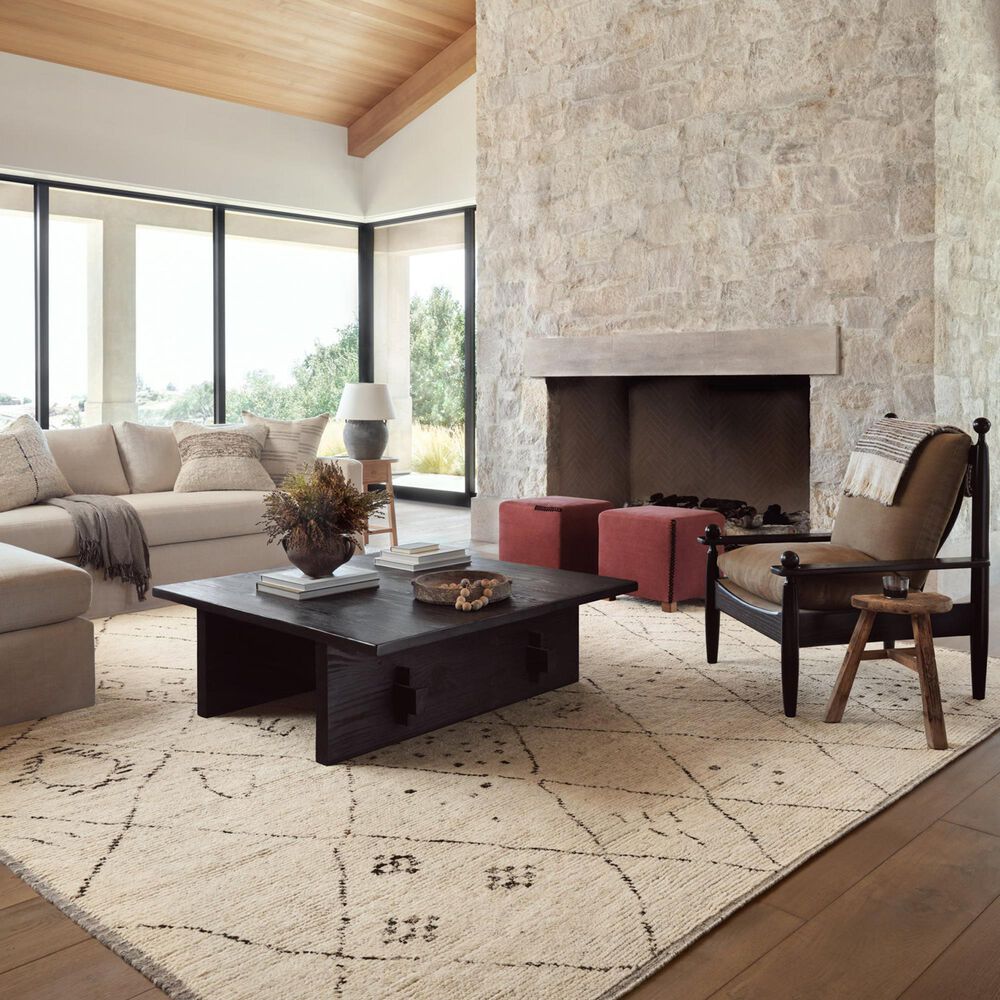 Amber Lewis x Loloi Briyana 7&#39;9&quot; x 9&#39;9&quot; Natural and Stone Area Rug, , large
