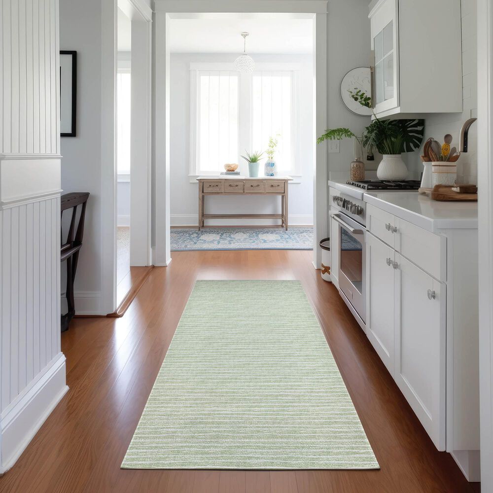 Dalyn Rug Company Laidley 2&#39;3&quot; x 12&#39; Mist Indoor/Outdoor Runner, , large