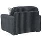 Ashley Midnight-Madness Oversized Chair in Gunmetal, , large