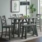 Mayberry Hill Renegade 6 Piece Counter Height Dining Set in Grey, , large
