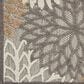 Nourison Aloha Floral 7" x 10" Natural Indoor/Outdoor Area Rug, , large