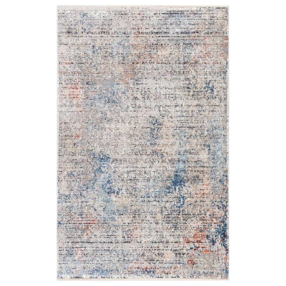 Safavieh Dream DRM426F 4" x 6" Grey and Blue Area Rug, , large
