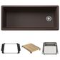 Blanco Inteos 45" Undermount Single Bowl Kitchen Sink in Cafe, , large
