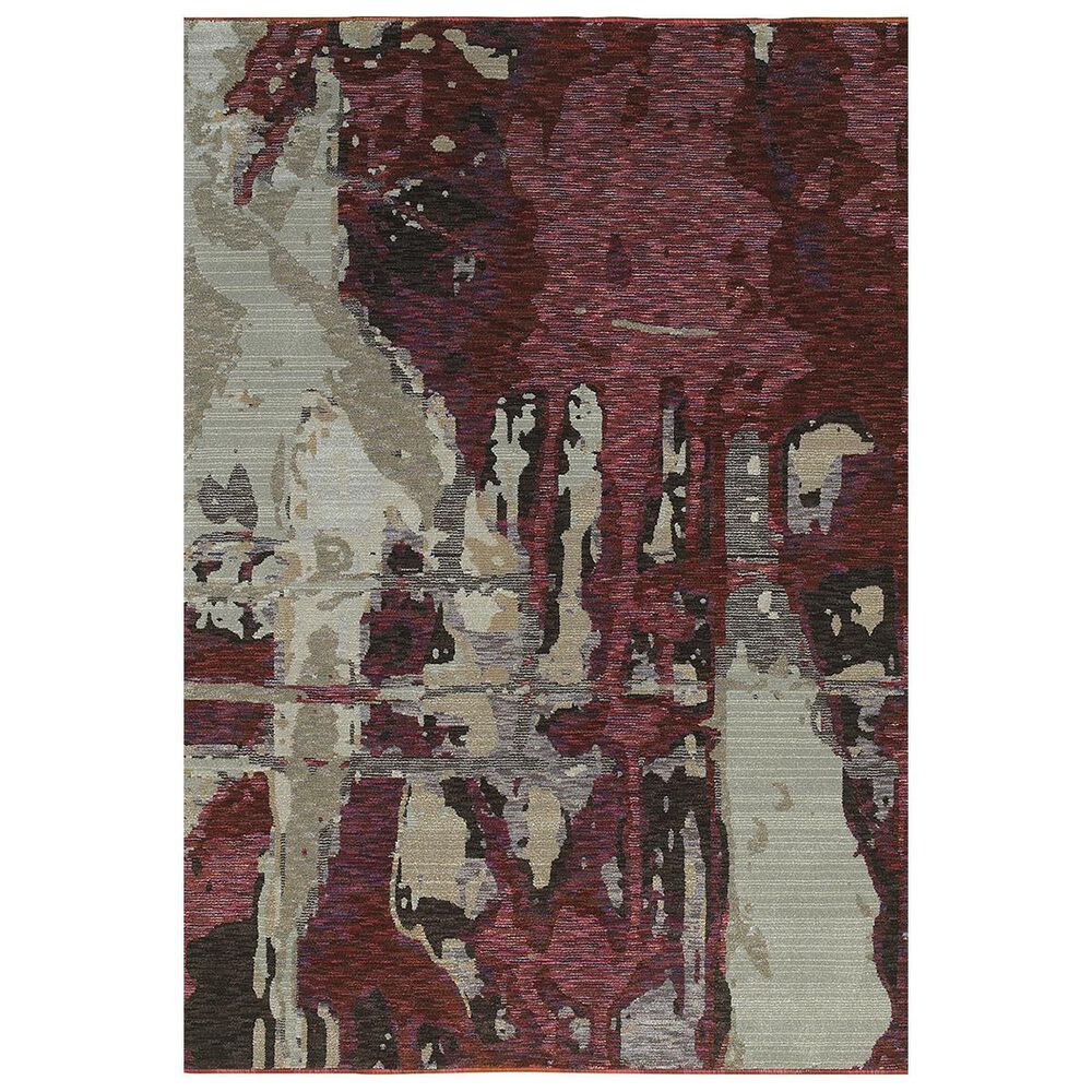 Oriental Weavers Evolution 8028B 6"7" x 9"6" Red Area Rug, , large