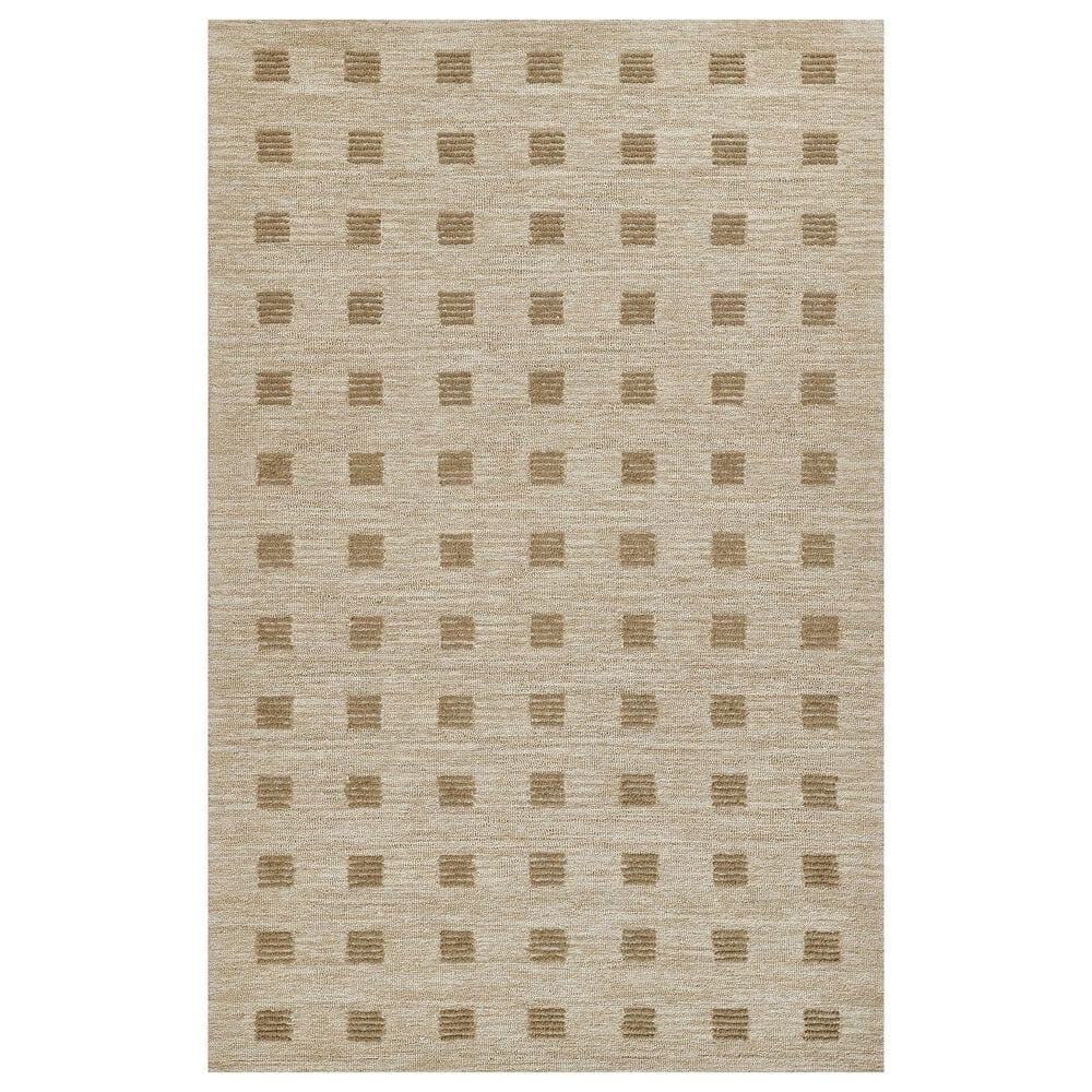 Momeni Archer Geometric 9" x 12" Beige Area Rug, , large