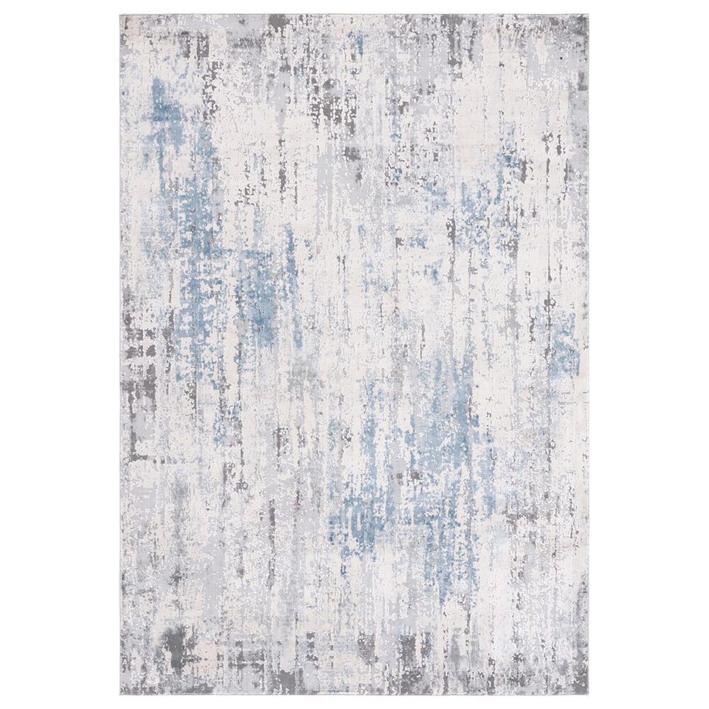 Safavieh Invista INV486F 4" x 6" Grey and Blue Area Rug, , large
