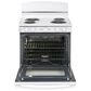 GE Appliances 30" Free-Standing Electric Range with Coil Top in White, , large