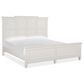 Nicolette Home Willowbrook King Panel Bed in Egg Shell White, , large
