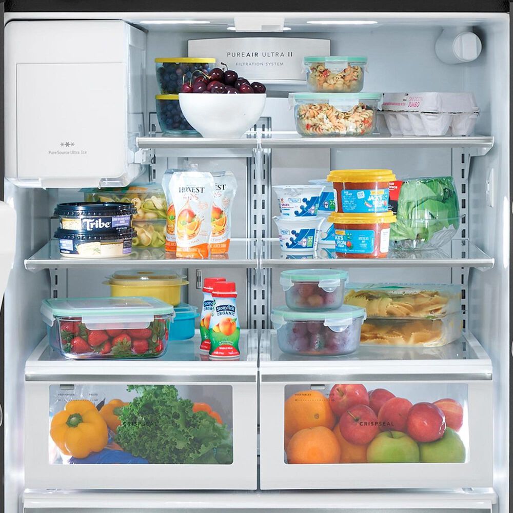 Frigidaire 21 9 Cu Ft Counter Depth French Door Refrigerator In Stainless Steel Nebraska Furniture Mart