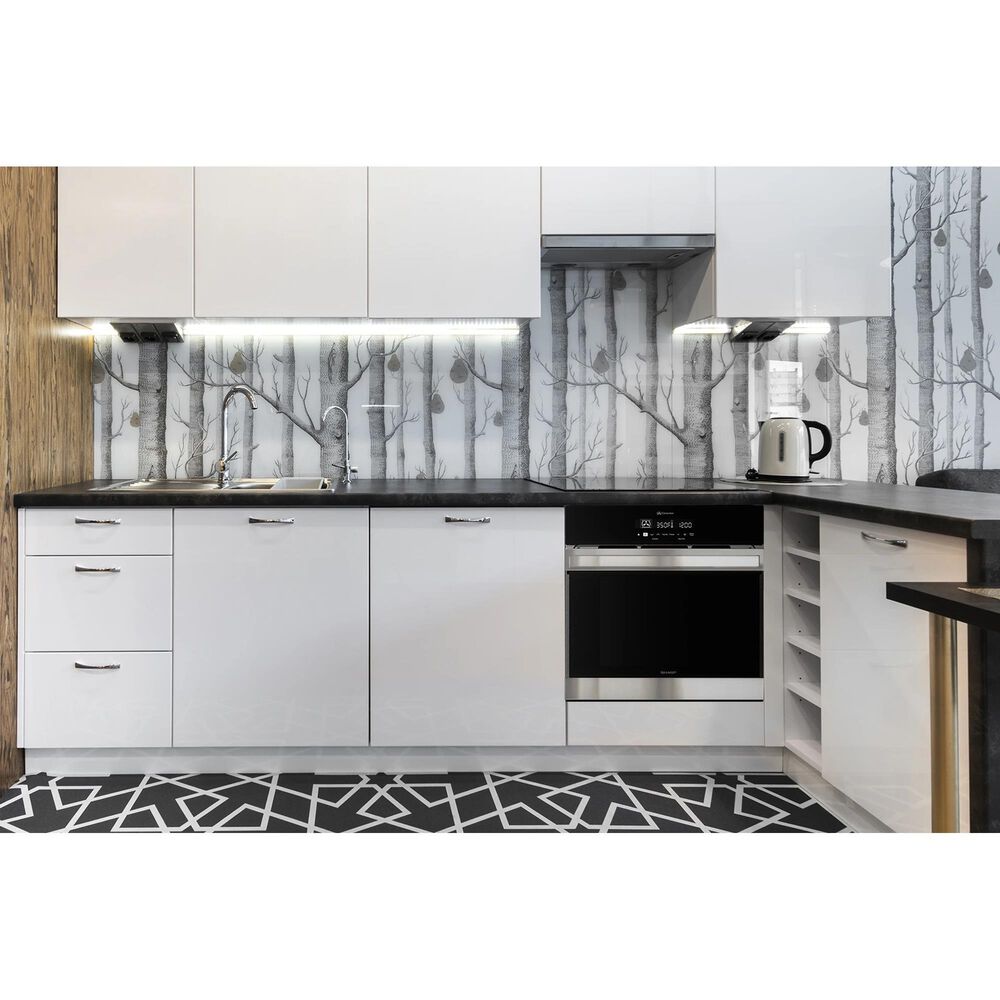 Sharp 24" Built-In Single Electric Wall Oven with European Convection in Stainless Steel, , large