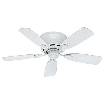 Hunter IV 42" Low Profile Ceiling Fan in White, , large