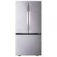 LG 21 cu.ft. 3 Door French Door, 33 wide Counter Depth, Non-Dispense, Dual Handle, Printproof Stainless Steel, , large
