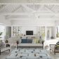 Dalyn Rug Company Harbor 5" x 7"6" Sky Indoor/Outdoor Area Rug, , large