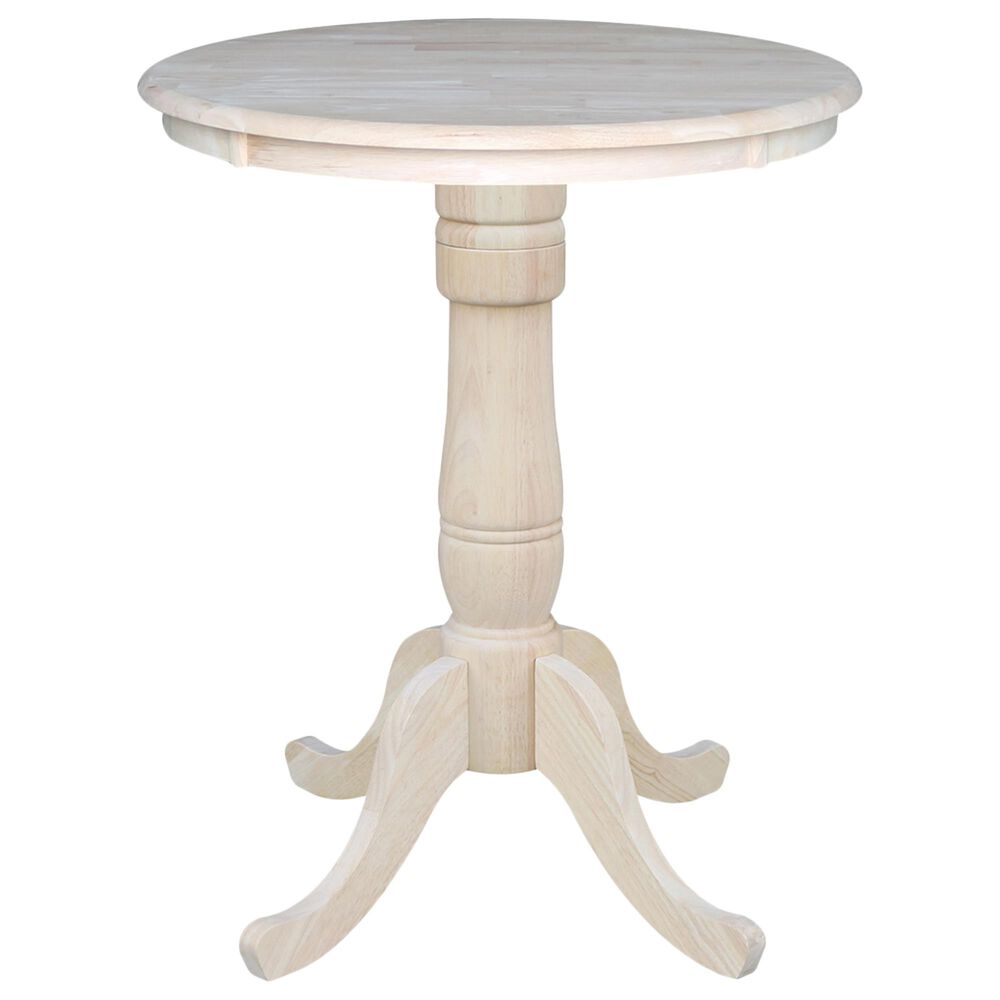 International Concepts Traditional 30" Dining Table in Unfinished, , large