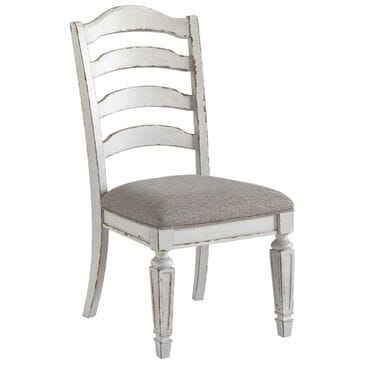 Ashley Realyn Upholstered Dining Chair in Chipped White, , large