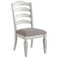 Ashley Realyn Upholstered Dining Chair in Chipped White, , large