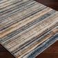 Surya Tuscany TUS-2337 Blue, Brown, Bright Yellow, Dusty Coral, Dark Blue, Light Beige, Cream and Gray 12" x 15" Area Rug, , large
