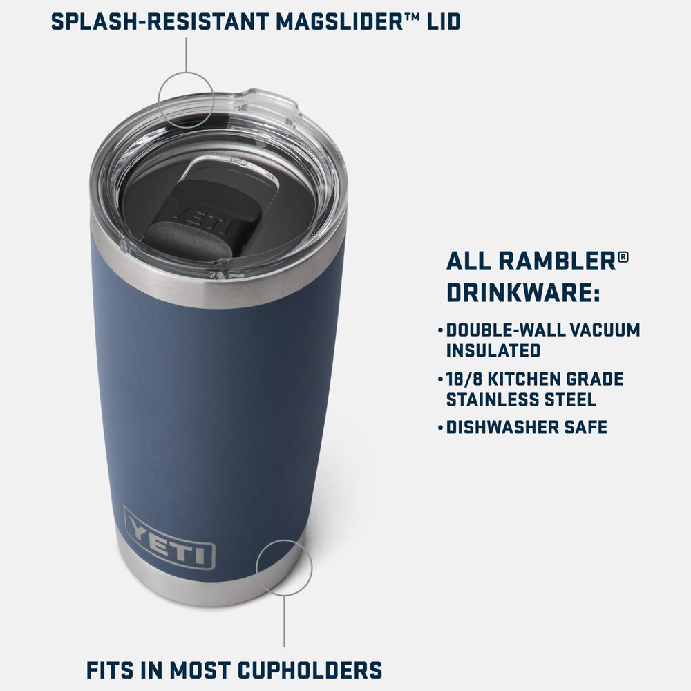 YETI Rambler 20 Oz Tumbler with MagSlider Lid in Beekeeper, , large