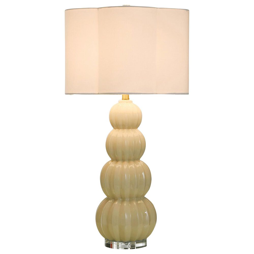 Flair Industries Ophelia Table Lamp in Cream, , large