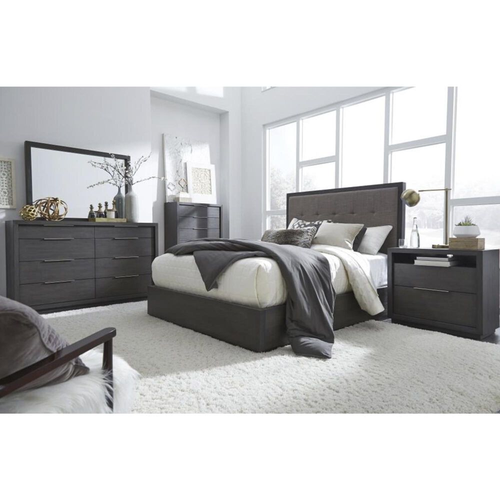 Urban Home Oxford Queen Platform Bed in Basalt Gray, , large