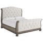 Ashley Ardenfield King Upholstered Sleigh Bed in Light Brown, , large
