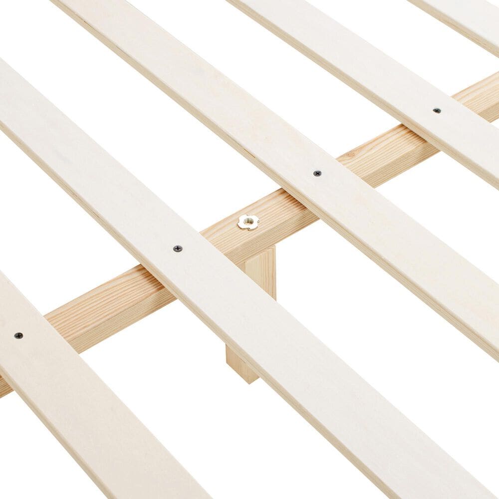 Jennifer Taylor Home Alpine Puffy Modern King Platform Bed in Ivory White, , large