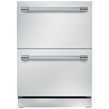 Thermador 24" Under Counter Double Drawer Refrigerator Professional Series Handle with SoftClose Drawers, , large