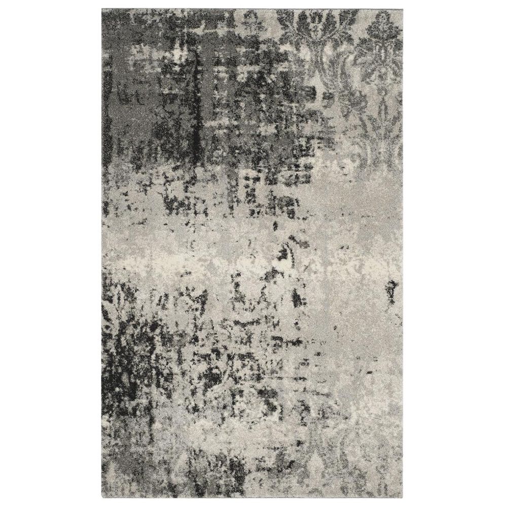 Safavieh Retro RET2139-7980 5" x 8" Light Grey and Grey Area Rug, , large