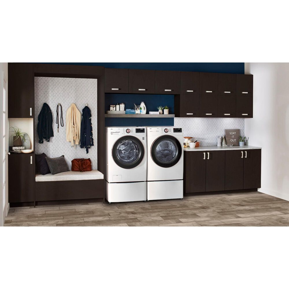 LG 7.4 Cu. Ft. Front Load Gas Dryer with TurboSteam in White, , large