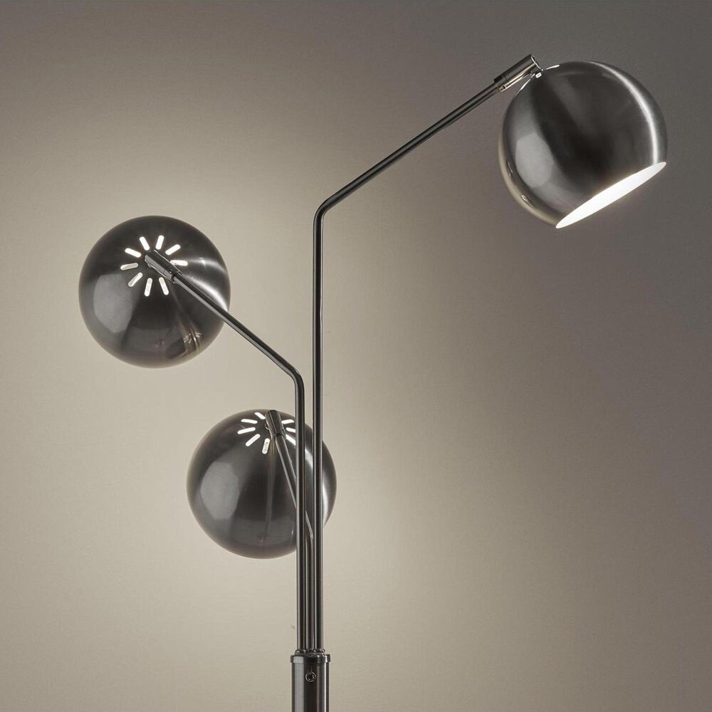 37B Emerson Tree Floor Lamp in Brushed Steel, , large