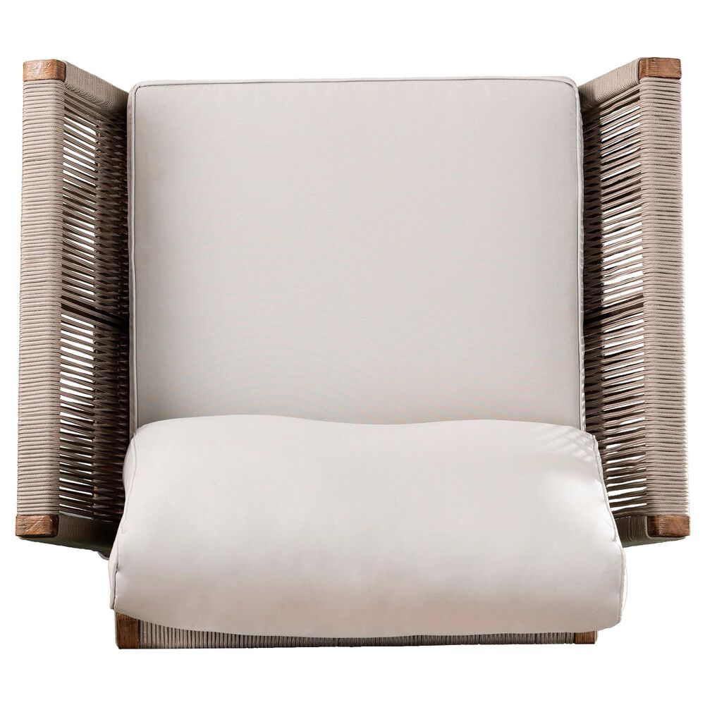 Southern Enterprises Brendina 4-Piece Conversation Set in Oiled Acacia and Natural, , large