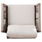 Southern Enterprises Brendina 4-Piece Conversation Set in Oiled Acacia and Natural, , large