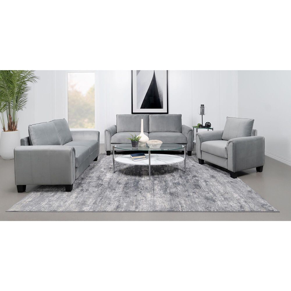 Coaster Davis Accent Arm Chair in Grey, , large