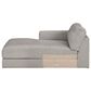 Ashley 2-Piece Leather Sofa with Chaise in Glacier, , large
