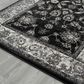 Amer Rugs Alexandria 2" x 3" Black and Ivory Area Rug, , large
