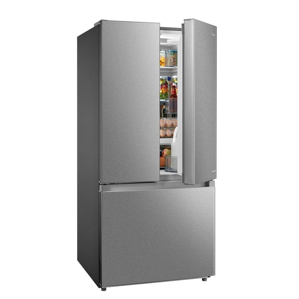Midea 18.4 Cu. Ft. French Door Refrigerator in Stainless Steel, , large