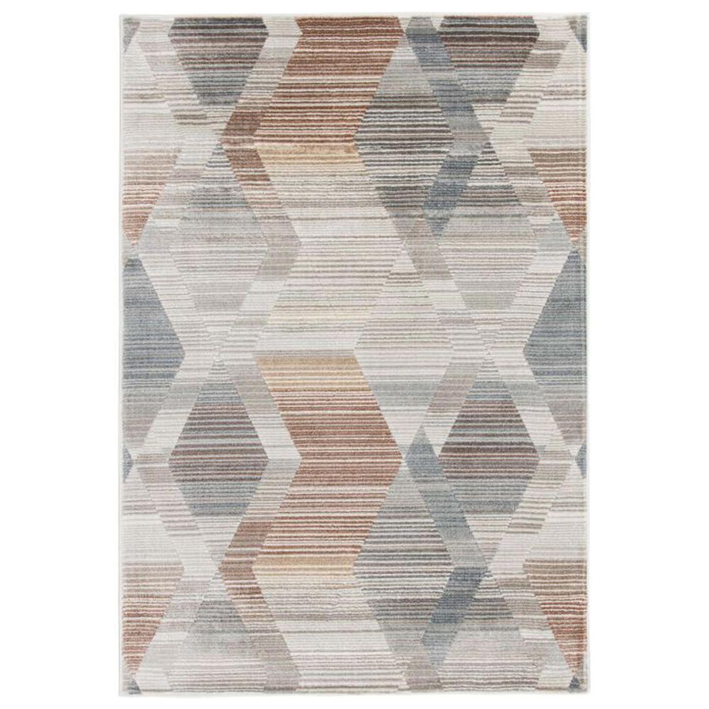 Central Oriental Landscape Dawsyn Salt and Multicolor 9"10" x 12"10" Area Rug, , large