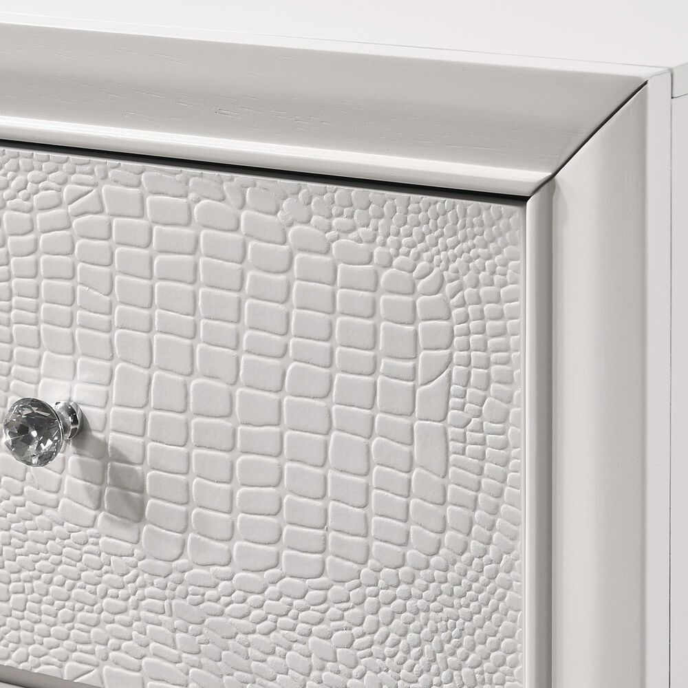 Crown Mark Lyssa 7-Drawer Dresser in Frost, , large