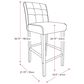 CorLiving Leila 31" Bar Stool in Silver Grey, , large
