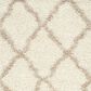Safavieh Dallas Shag SGD257B-4 4" x 6" Ivory/Beige Area Rug, , large