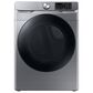 Samsung 7.5 Cu. Ft. Capacity Electric Dryer with Steam in Platinum, , large