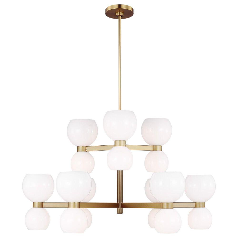 Visual Comfort & Co. Londyn Medium Chandelier in Burnished Brass, , large